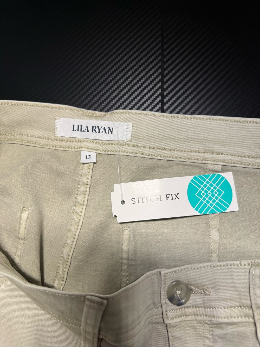 🤍 Lila Ryan Payton Military Straight Leg Pants Size 12 NWT - Picture 6 of 9